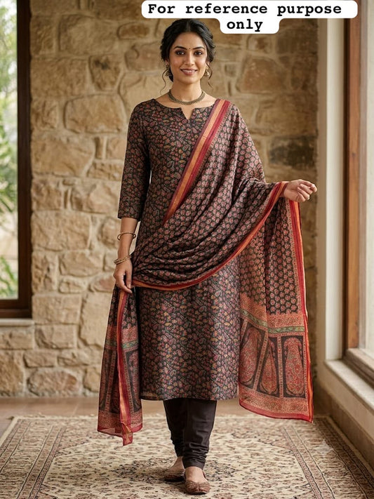 Mul cotton printed unstitched ladies suit Rc19299