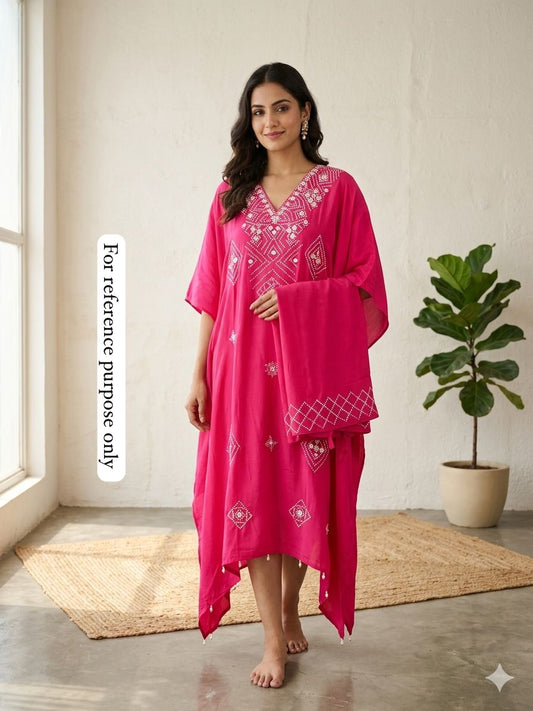 Readymade Pure Crepe Ladies Coord Set RC-18581 – view 2