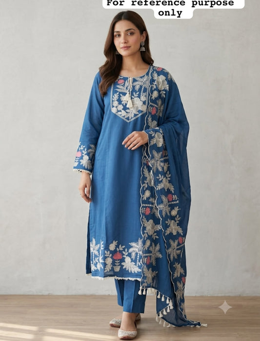 Mul cotton unstitched ladies suit Rc19212