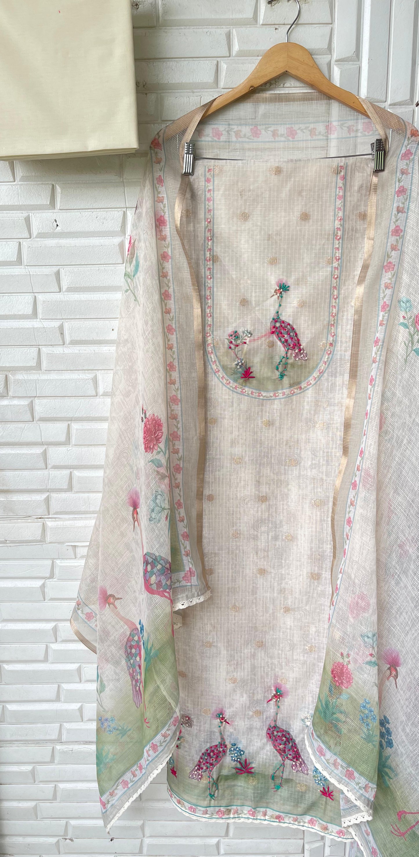 Kota doriya unstitched ladies suit Rc17339