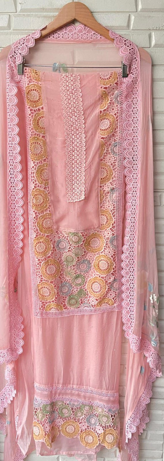 Organza Unstitched Ladies Suit Rc 17300(a)