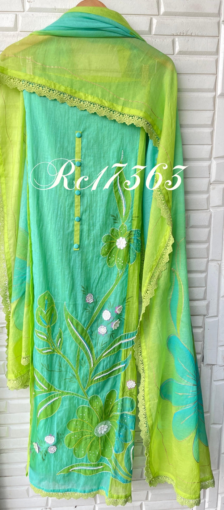 Mul chanderi unstitched ladies suit Rc17363