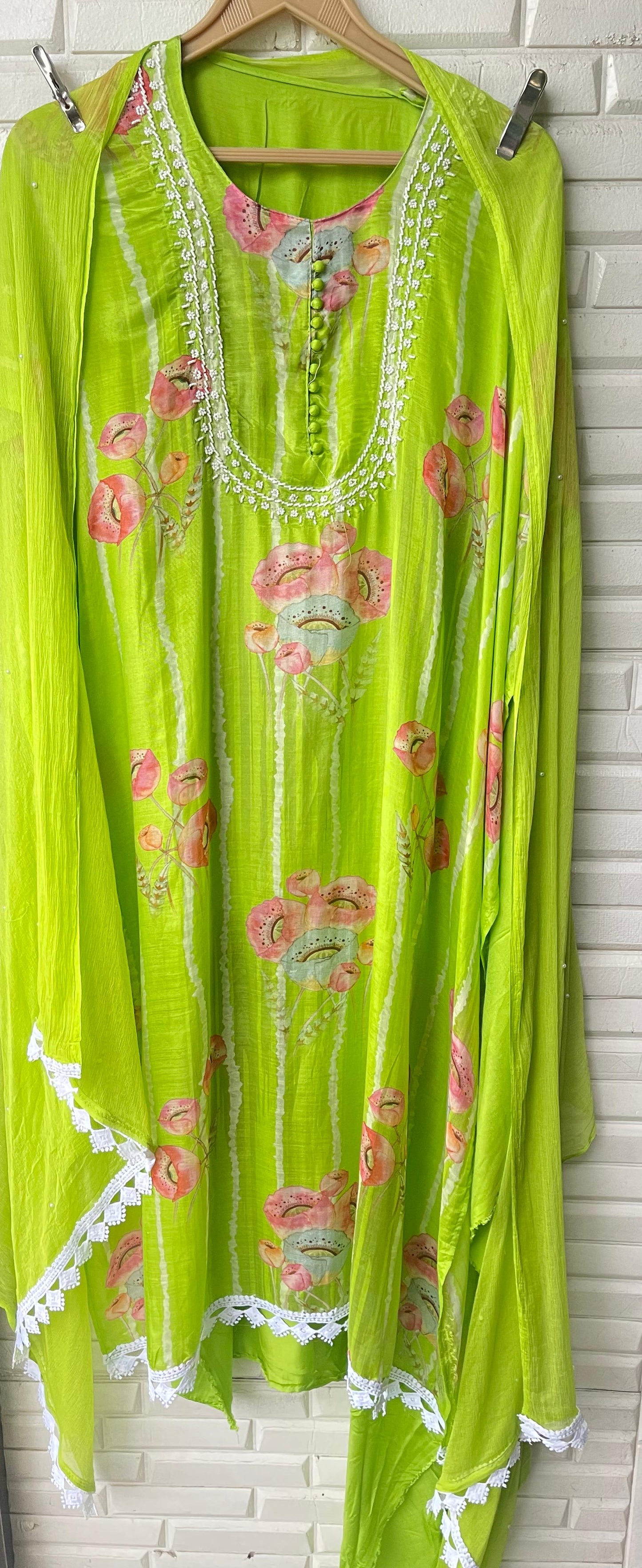 Muslin unstitched ladies suit Rc17608