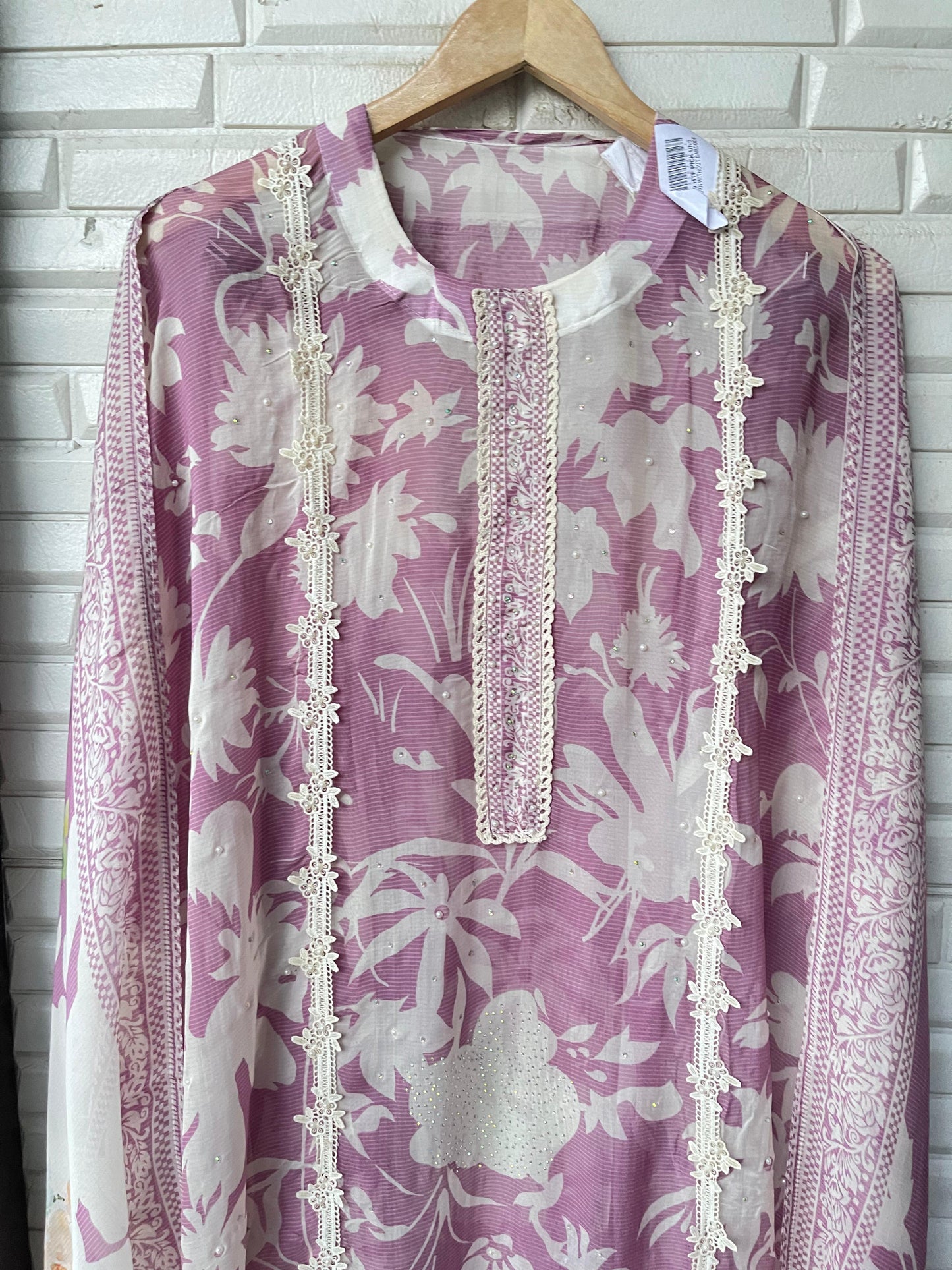 Organza unstitched ladies suit Rc17180