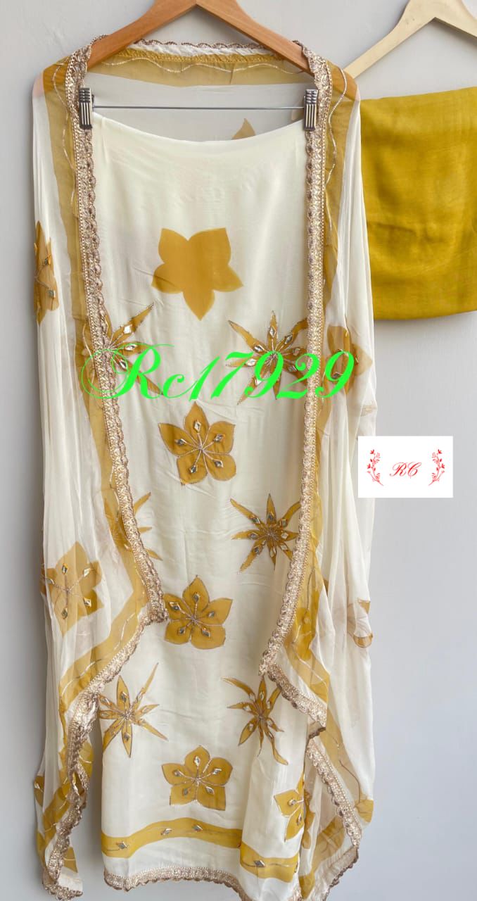 Organza printed unstitched ladies suit Rc17929 (a)