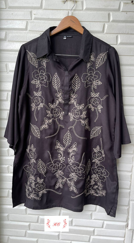 Silk Ready to Wear Co-ord Set Rc15222(b)