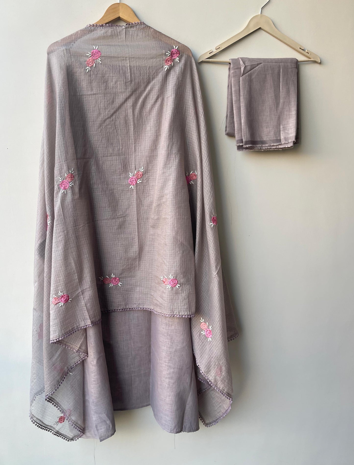 Soft Self Linen Unstitched Ladies Suit RC18716 β view 7