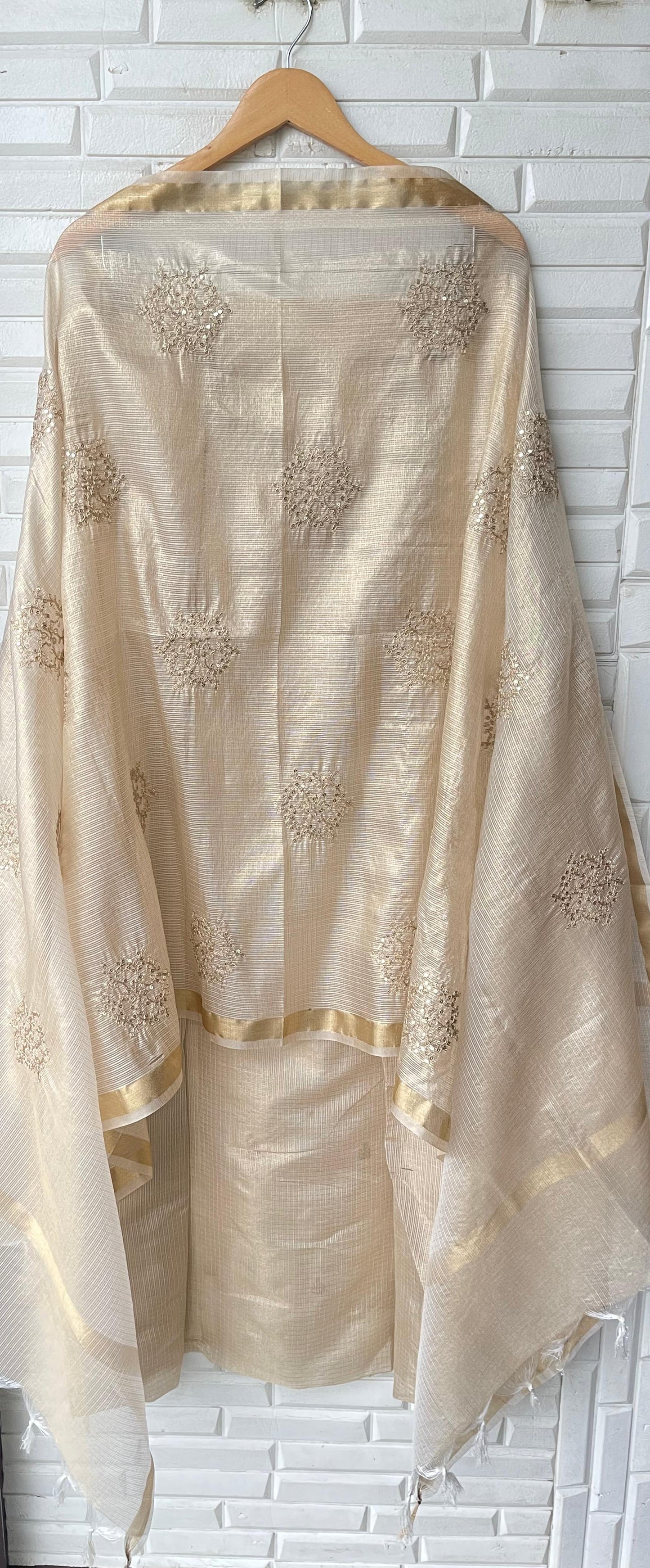 Shimmer Kora Silk Unstitched Ladies suit Rc 16073