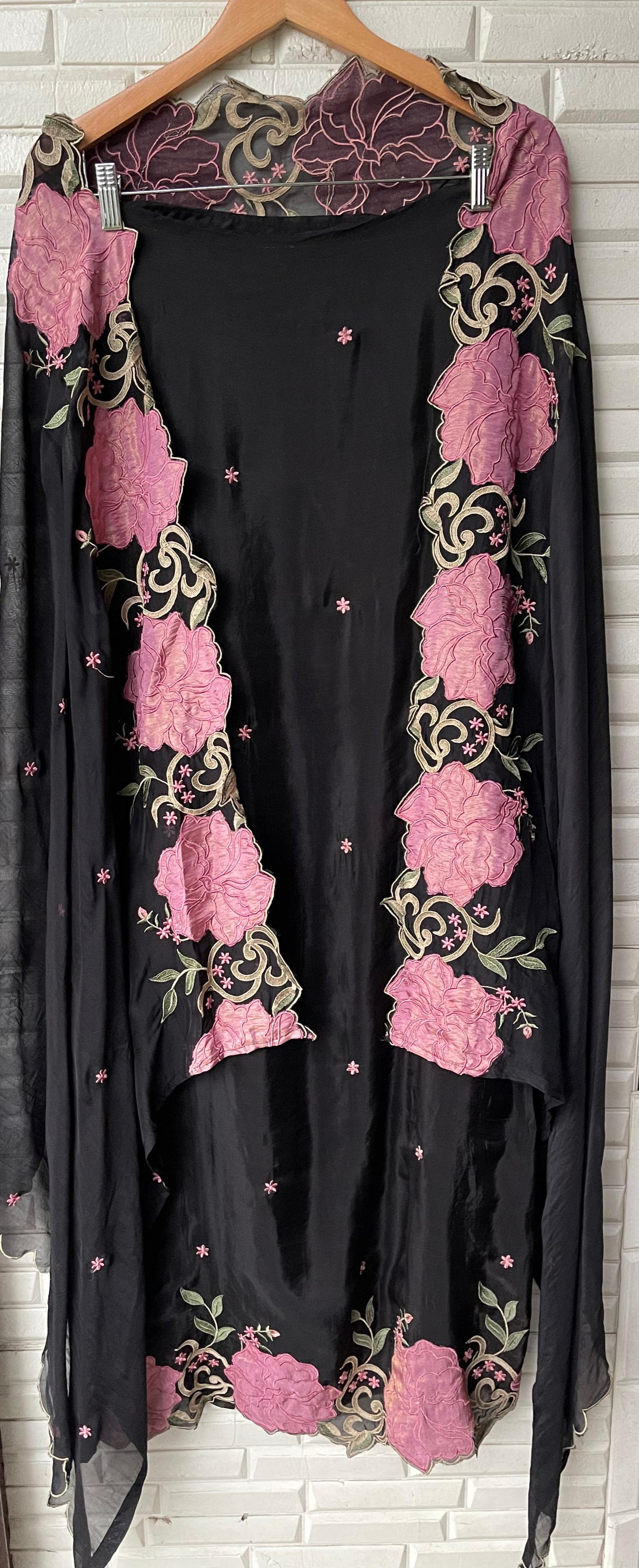 Glass organza unstitched ladies suit Rc17457 (a)