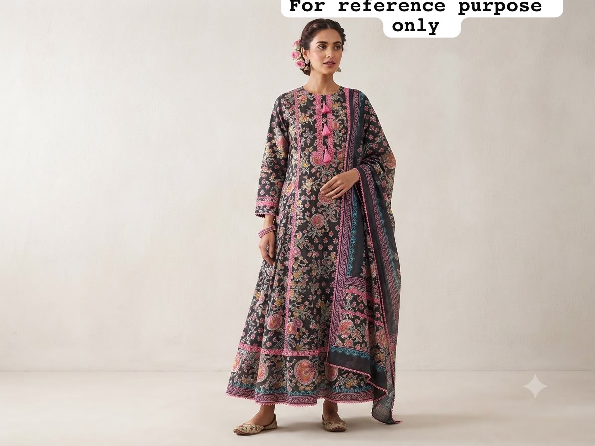 Cotton printed unstitched ladies suit Rc19129 (b)