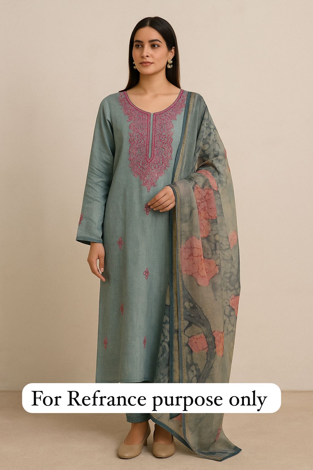 Linen silk unstitched ladies suit Rc17723 (a)