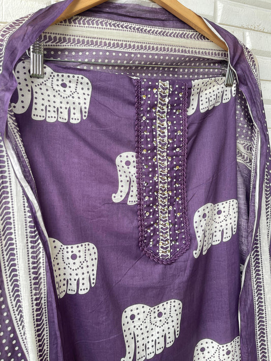 Cotton unstitched ladies suit Rc17600 (b)