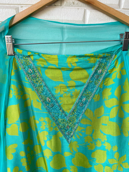 Muslin Unstitched Ladies Suit Rc16611