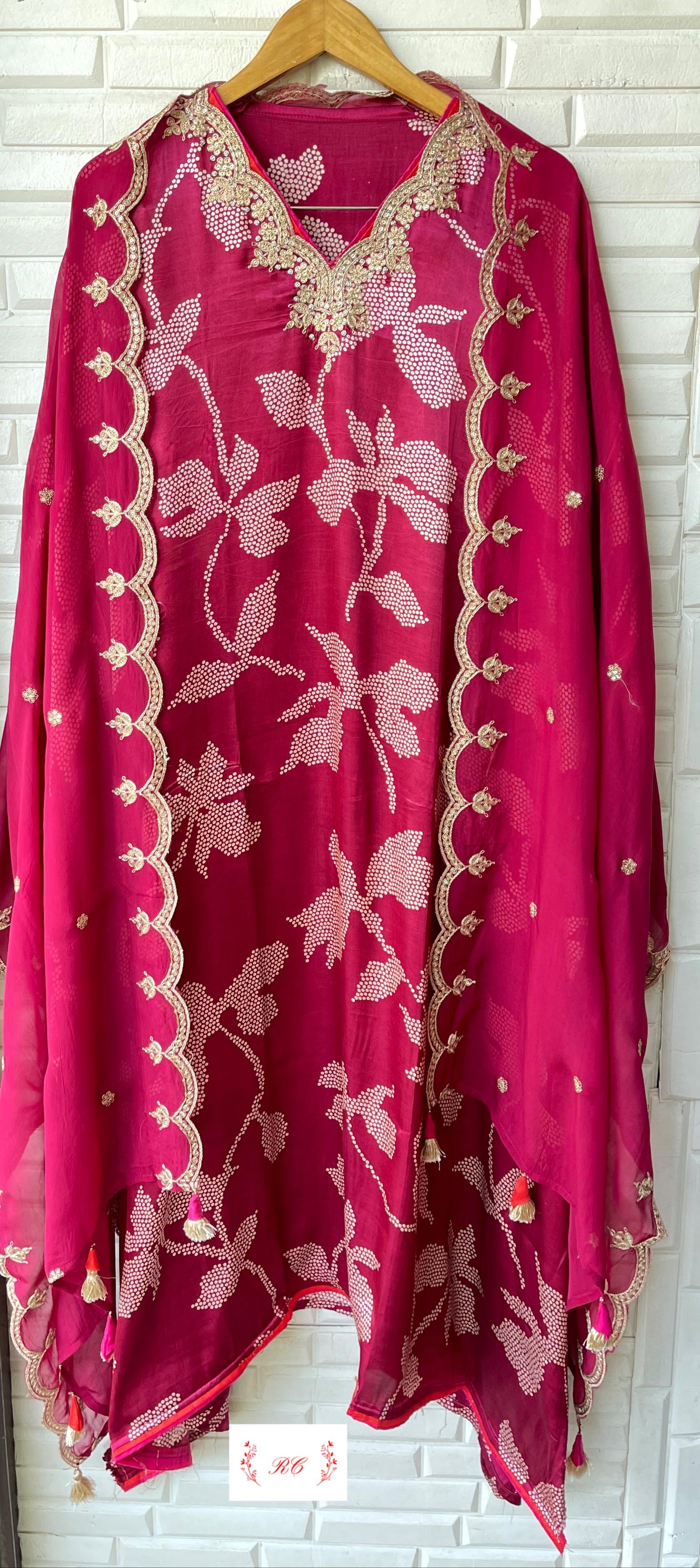Pure Silk Printed Unstitched Ladies Suit Rc 15478