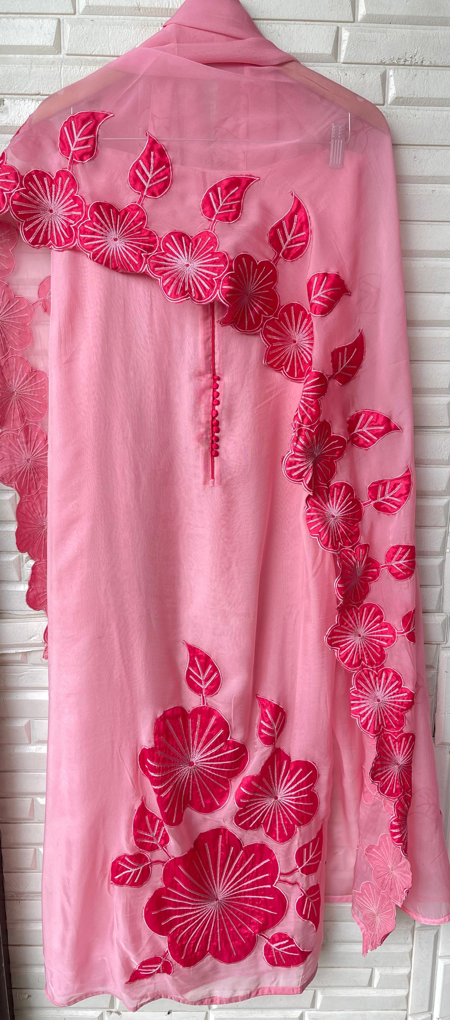 Organza unstitched ladies suit Rc17662
