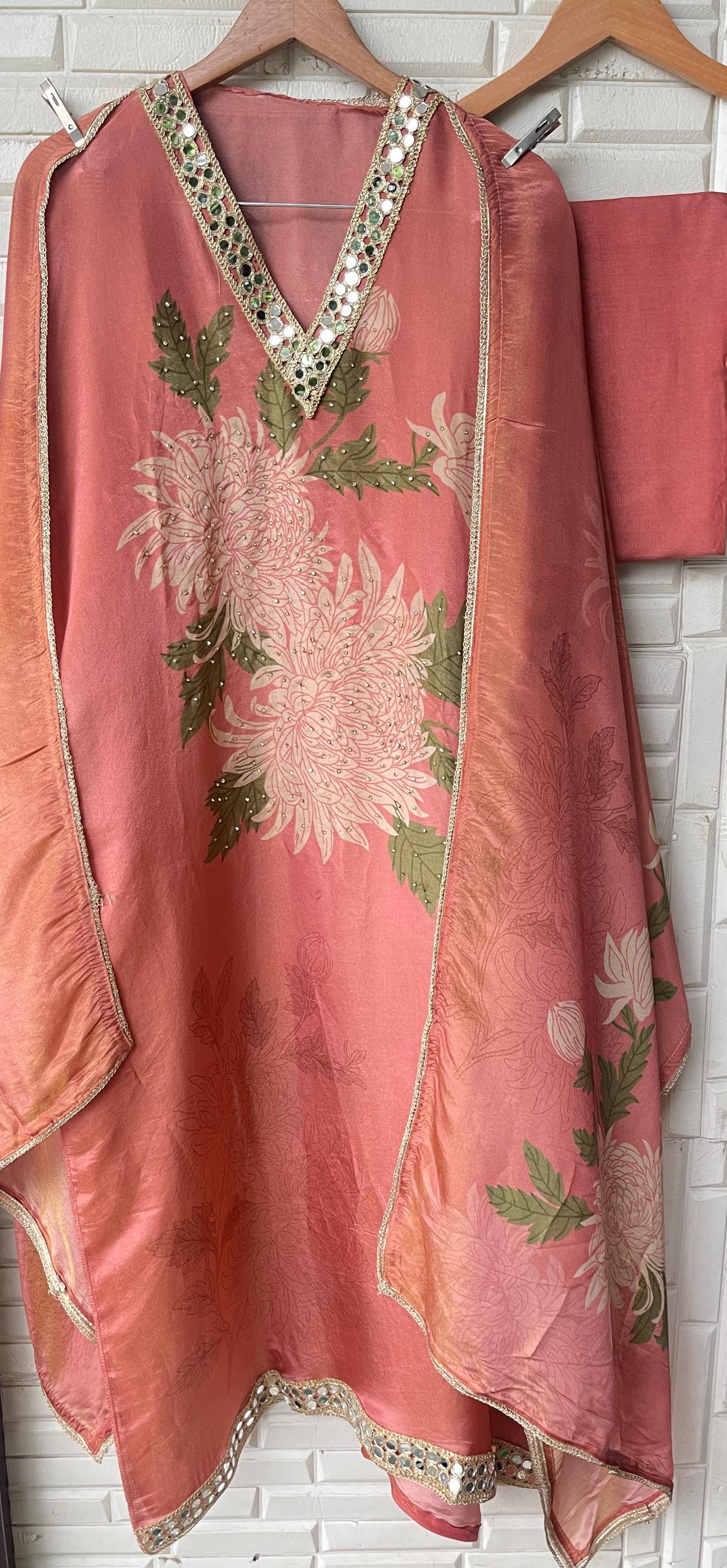 Shimmer silk unstitched ladies suit Rc17672 (a)