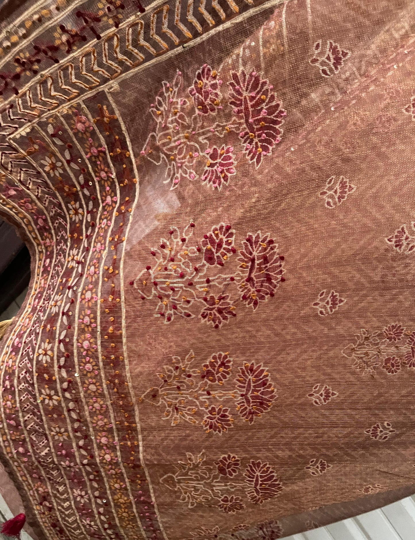 Linen silk unstitched ladies suit Rc17757 (c)