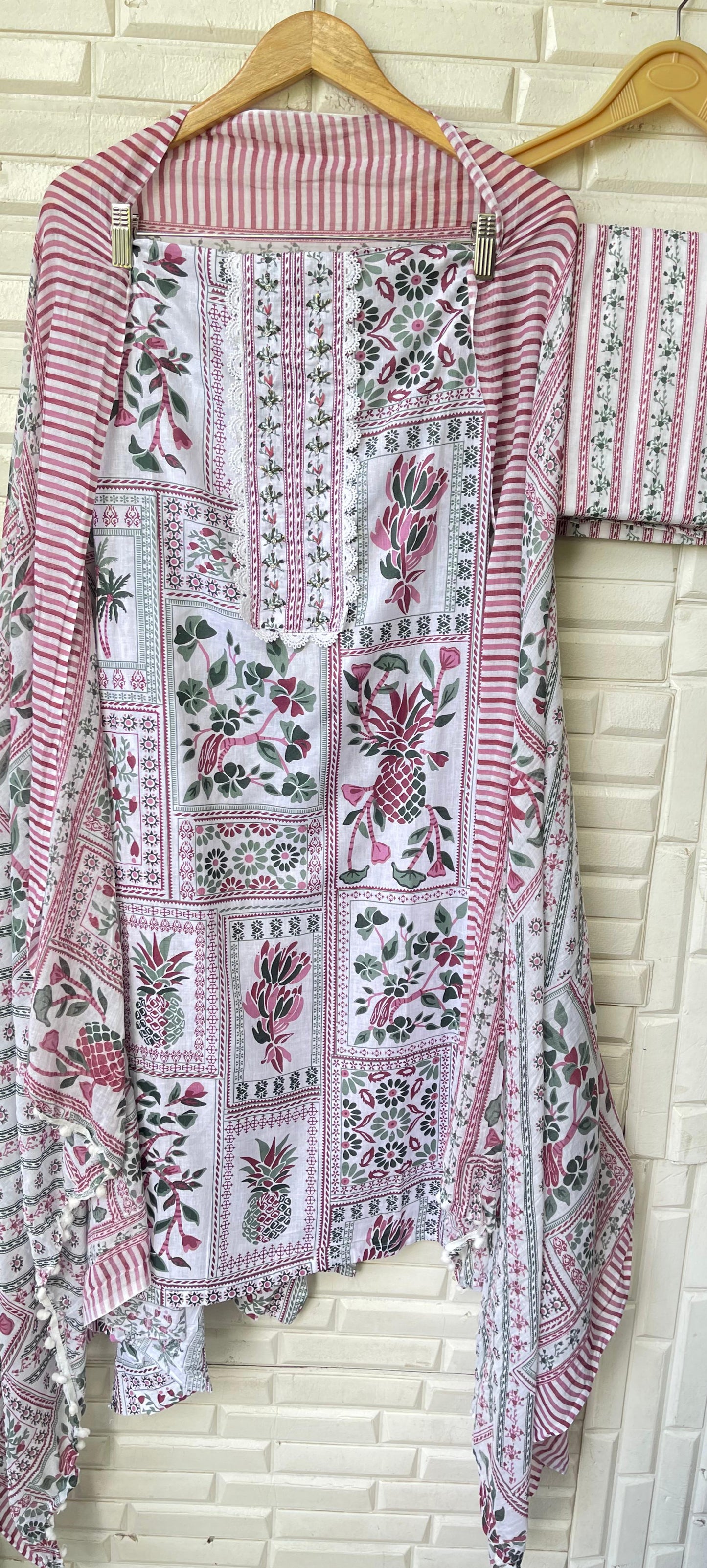 Cotton unstitched ladies suit Rc17392