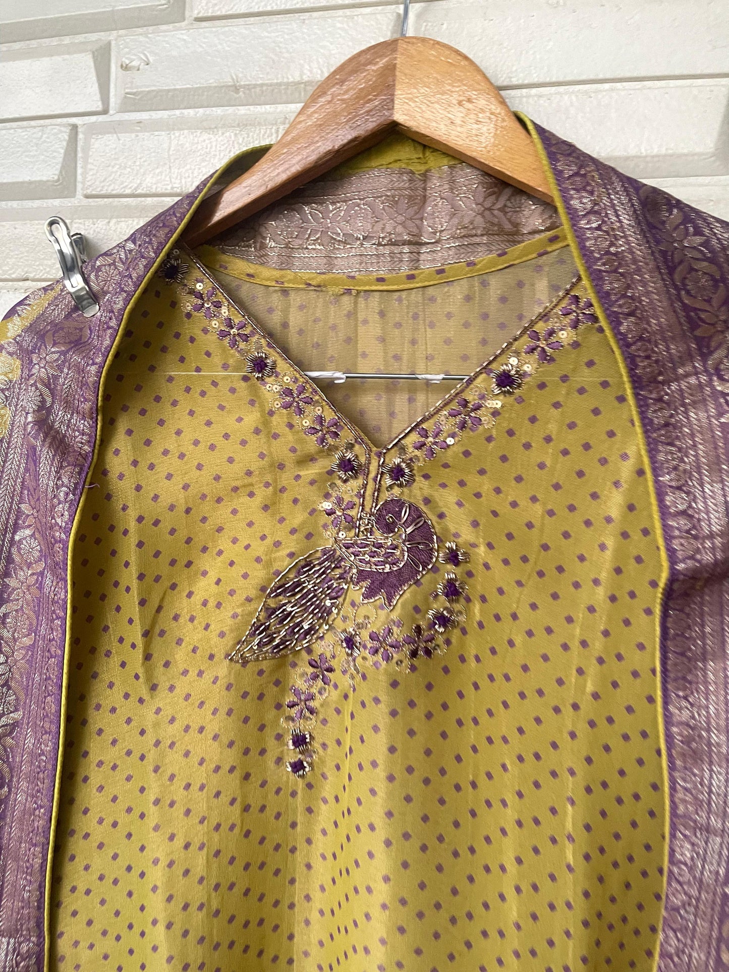 Shimmer silk unstitched ladies suit Rc16331