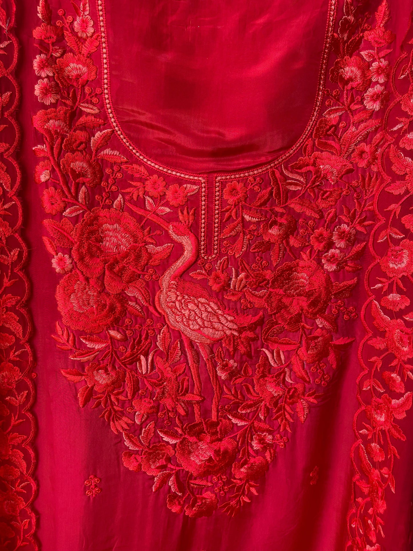 Crape silk unstitched ladies suit Rc17816 (b)