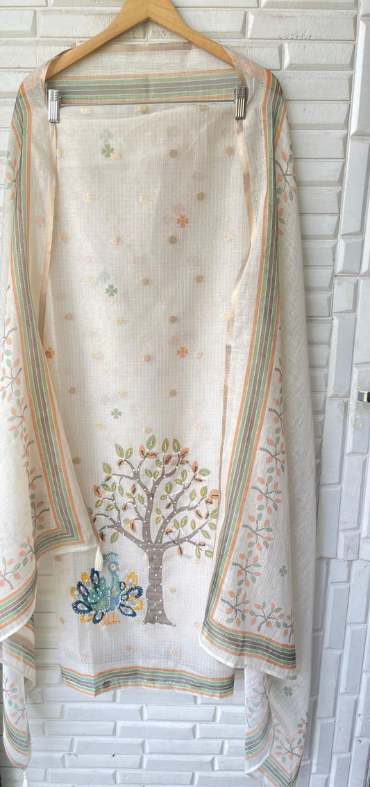 Kota cotton unstitched ladies suit Rc17071