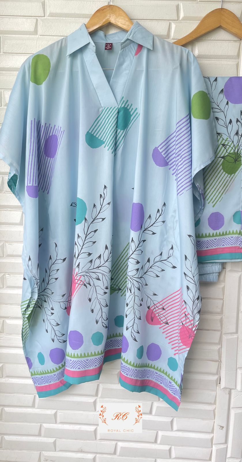 Muslin Cotton Ready to Wear Co-ord Set Rc12141