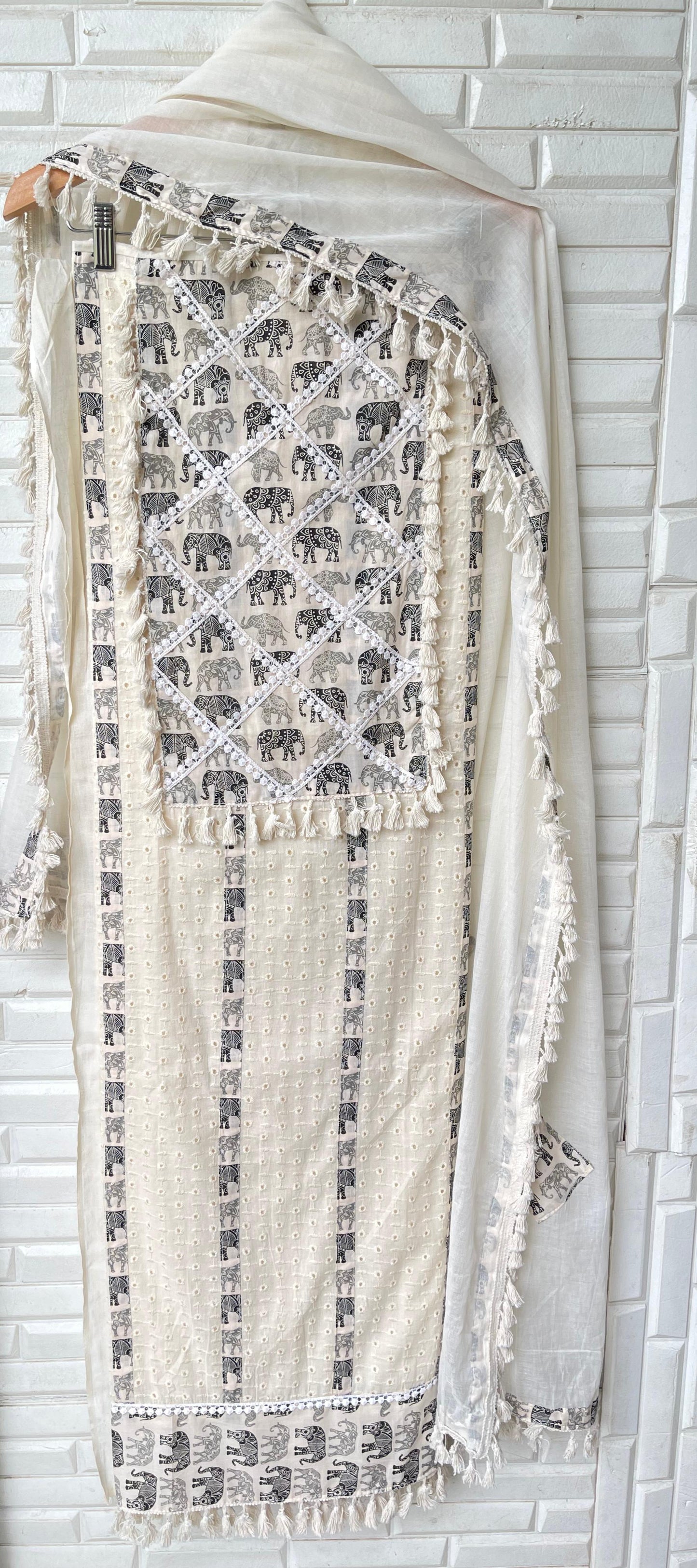 Cotton unstitched ladies suit Rc17310