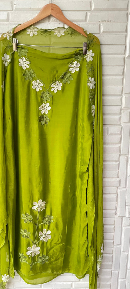 Organza silk unstitched ladies suit Rc17360 (c)