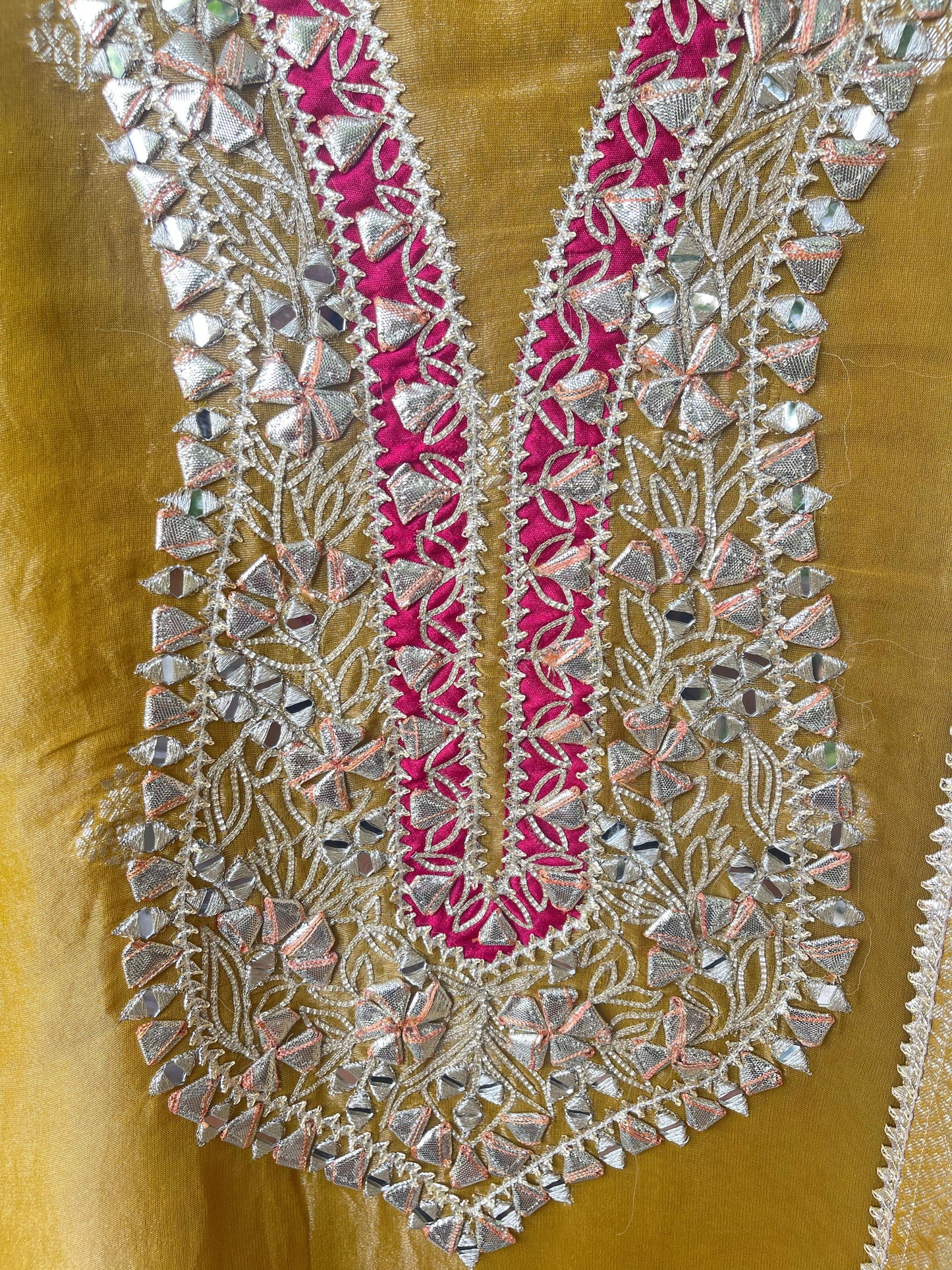 Banarasi shimmer silk unstitched ladies suit Rc17694