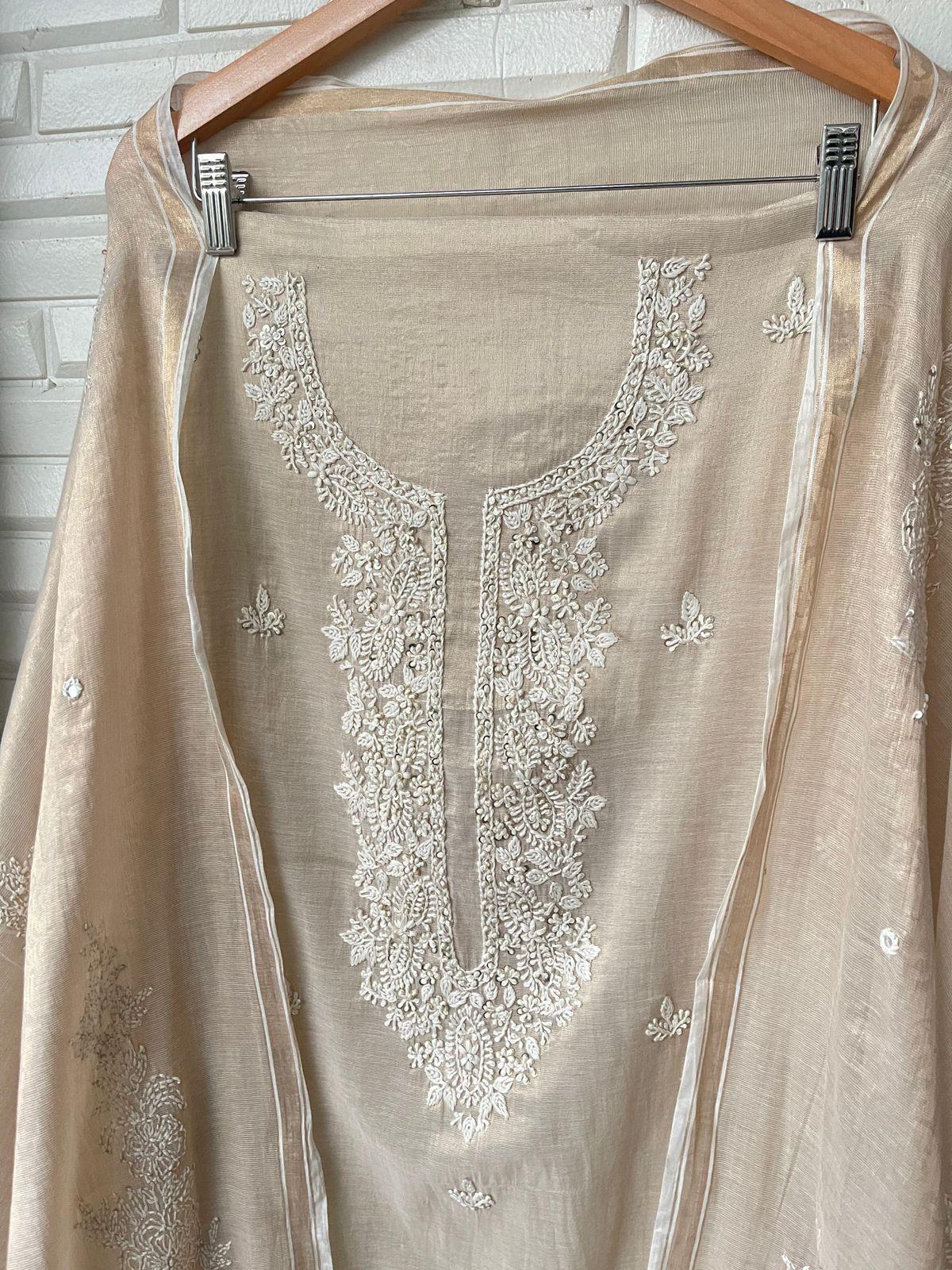 Silk unstitched ladies suit Rc16040