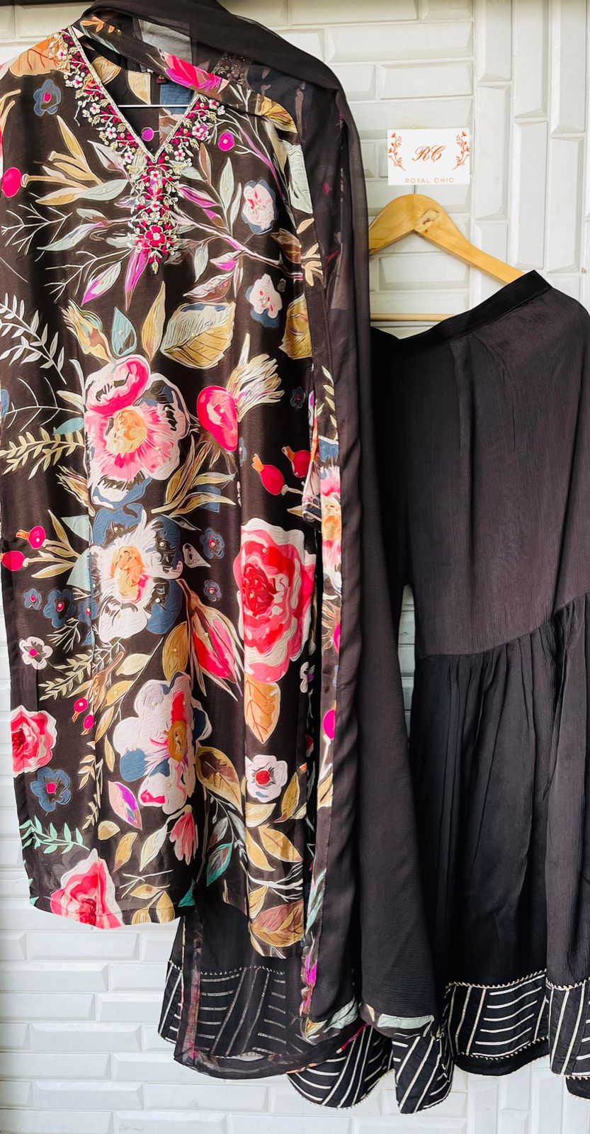 Silk readymade ladies suit
