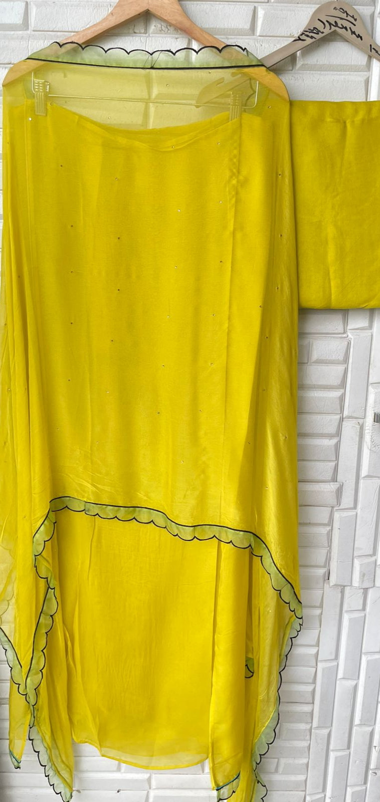 Organza unstitched ladies suit