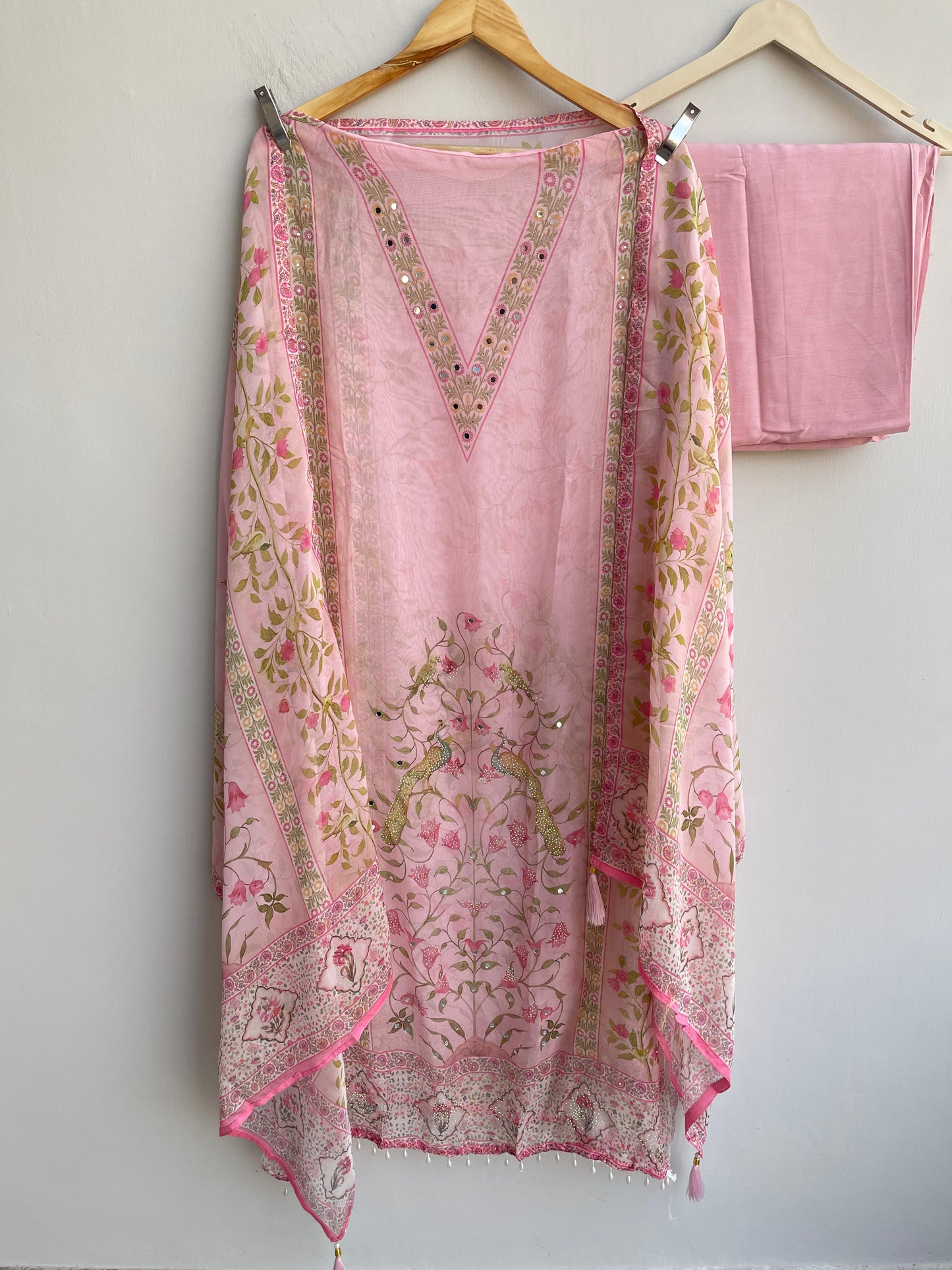 Organza printed unstitched ladies suit Rc18539 (a)