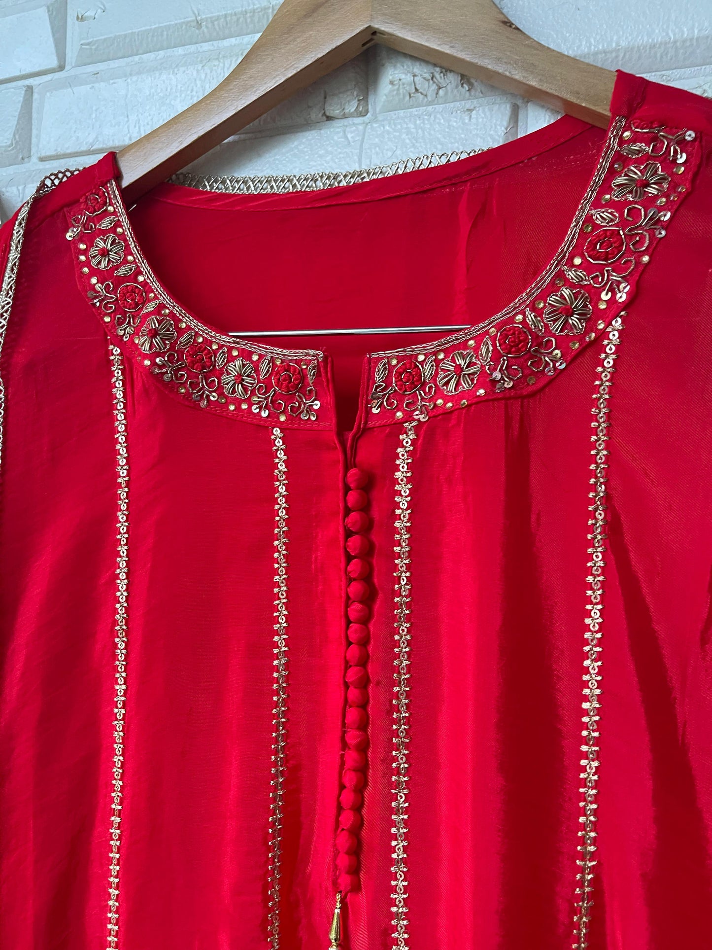 Organza unstitched ladies suit Rc17632
