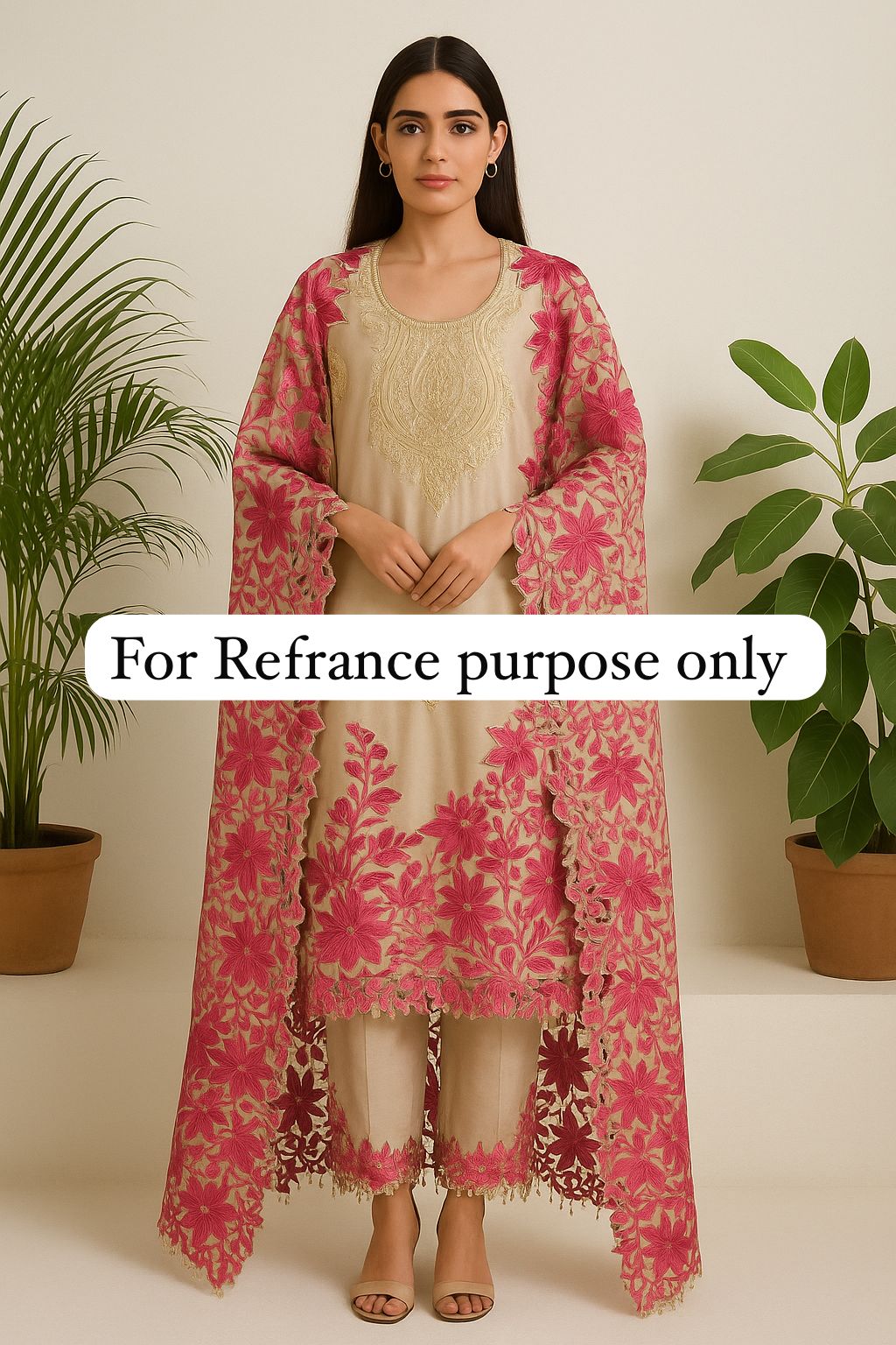Pure shimmer silk unstitched ladies suit Rc17670