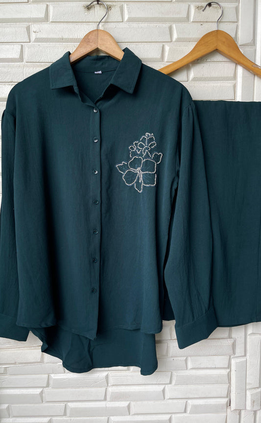 Soft georgette readymade ladies coord set Rc17334 (a)