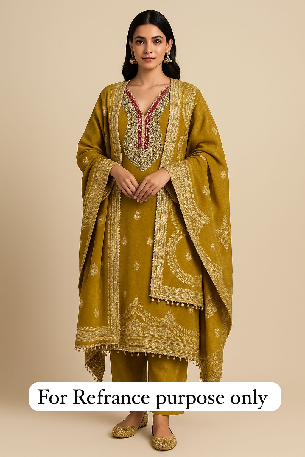 Banarasi shimmer silk unstitched ladies suit Rc17694