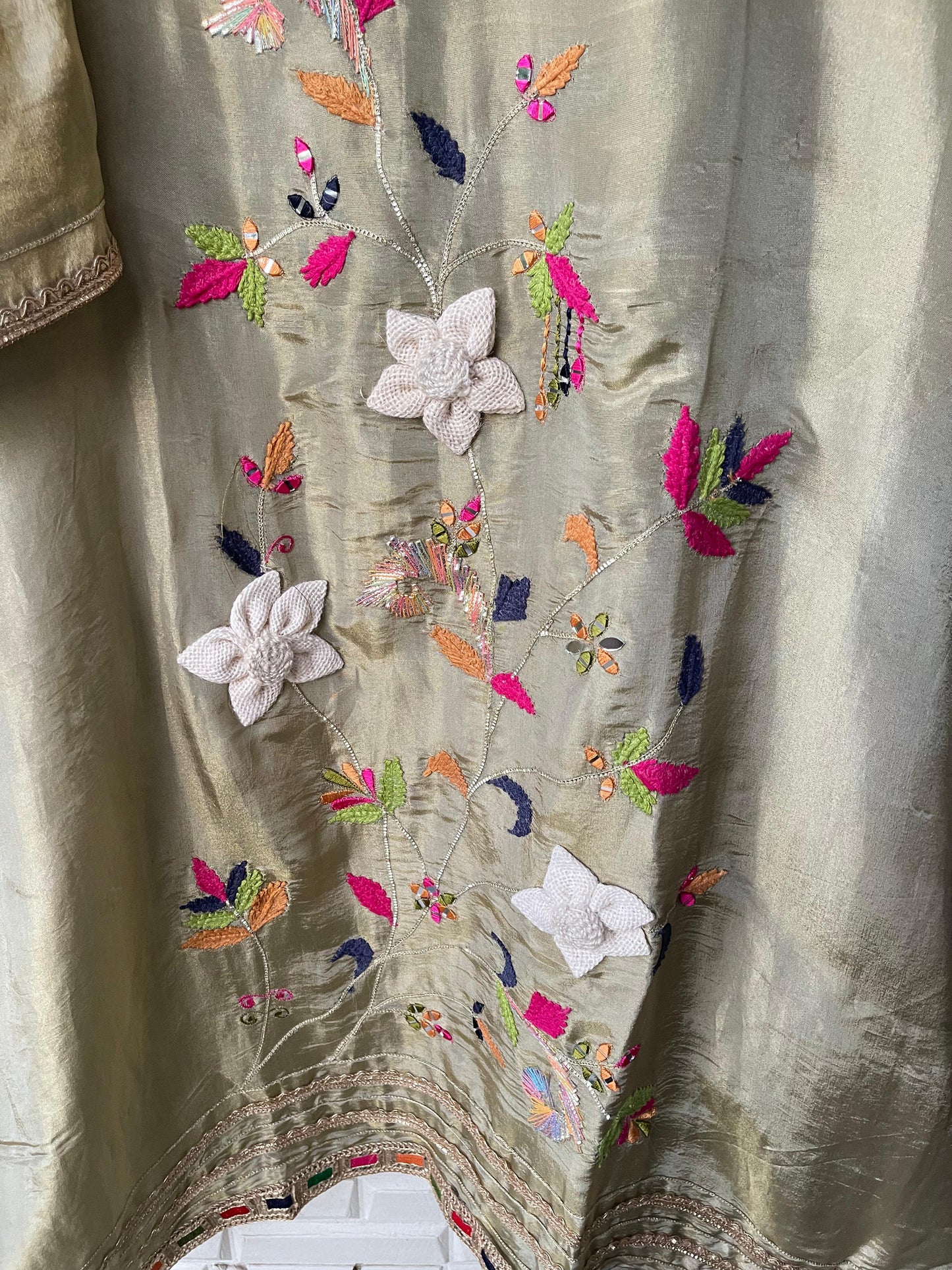 Shimmer silk unstitched ladies suit Rc17716 (b)