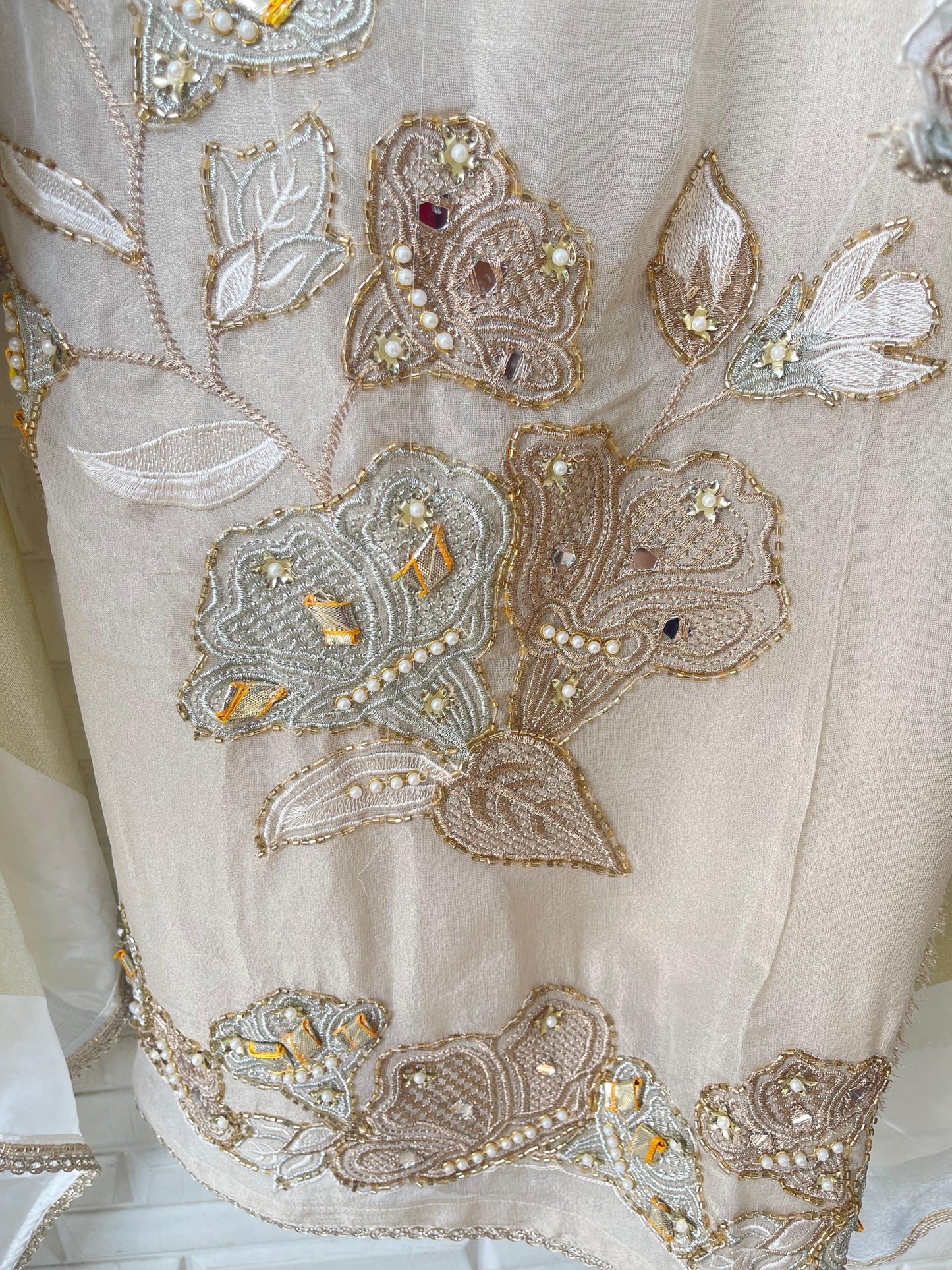 Shimmer silk unstitched ladies suit Rc17854