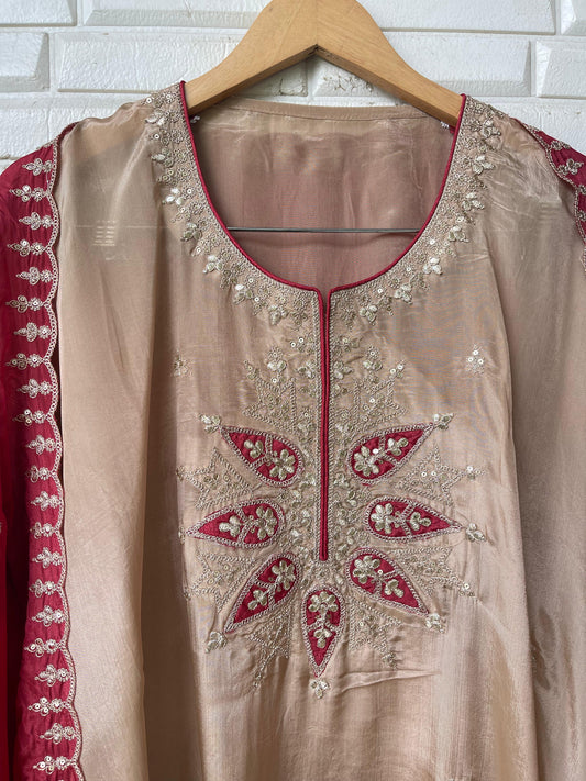 Pure silk unstitched ladies suit Rc17651