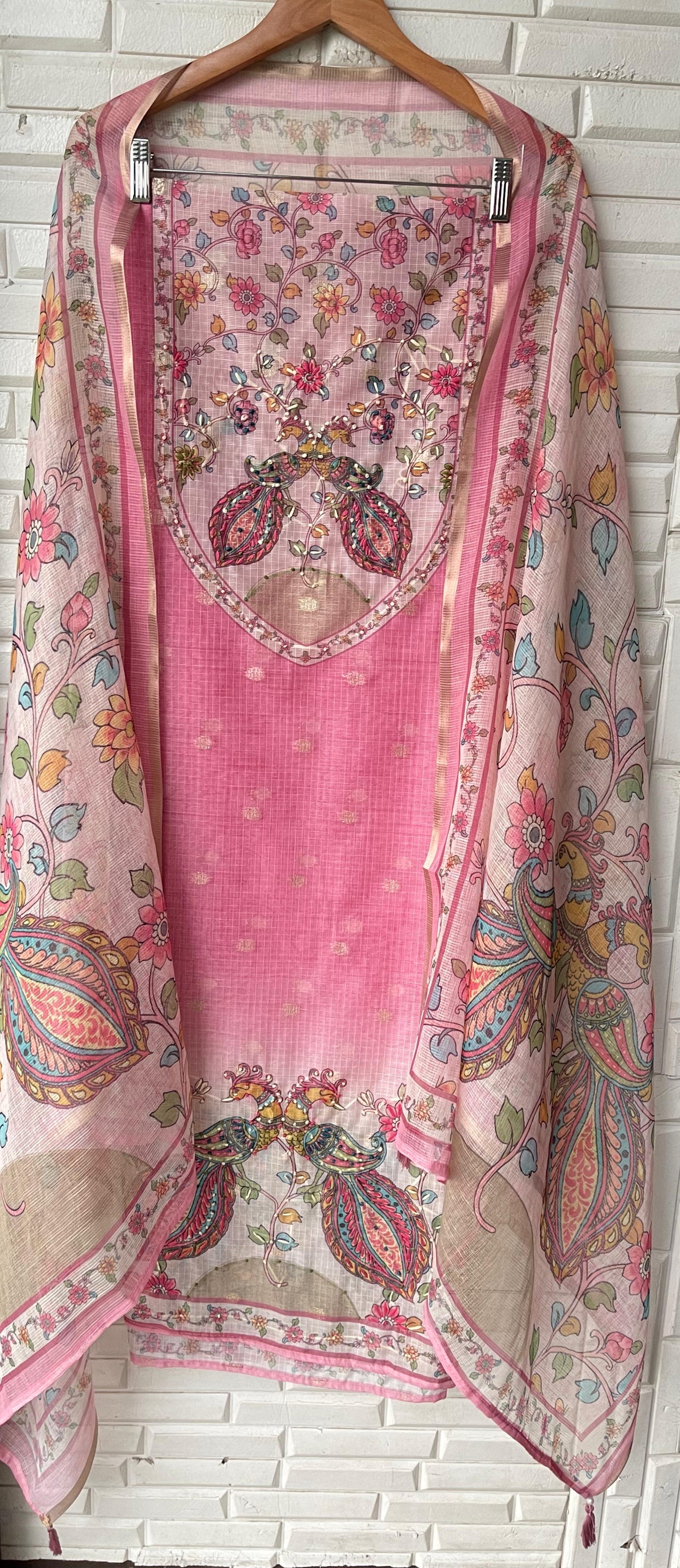 Banarasi kota doriya unstitched ladies suit Rc17456 (b)