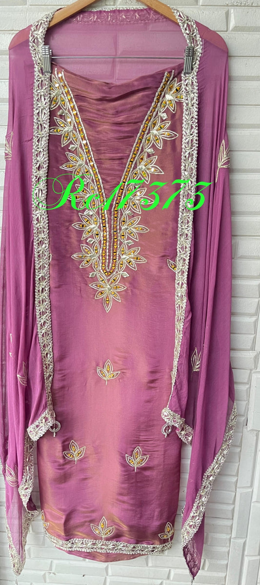 Shimmer silk unstitched ladies suit Rc17373 (a)