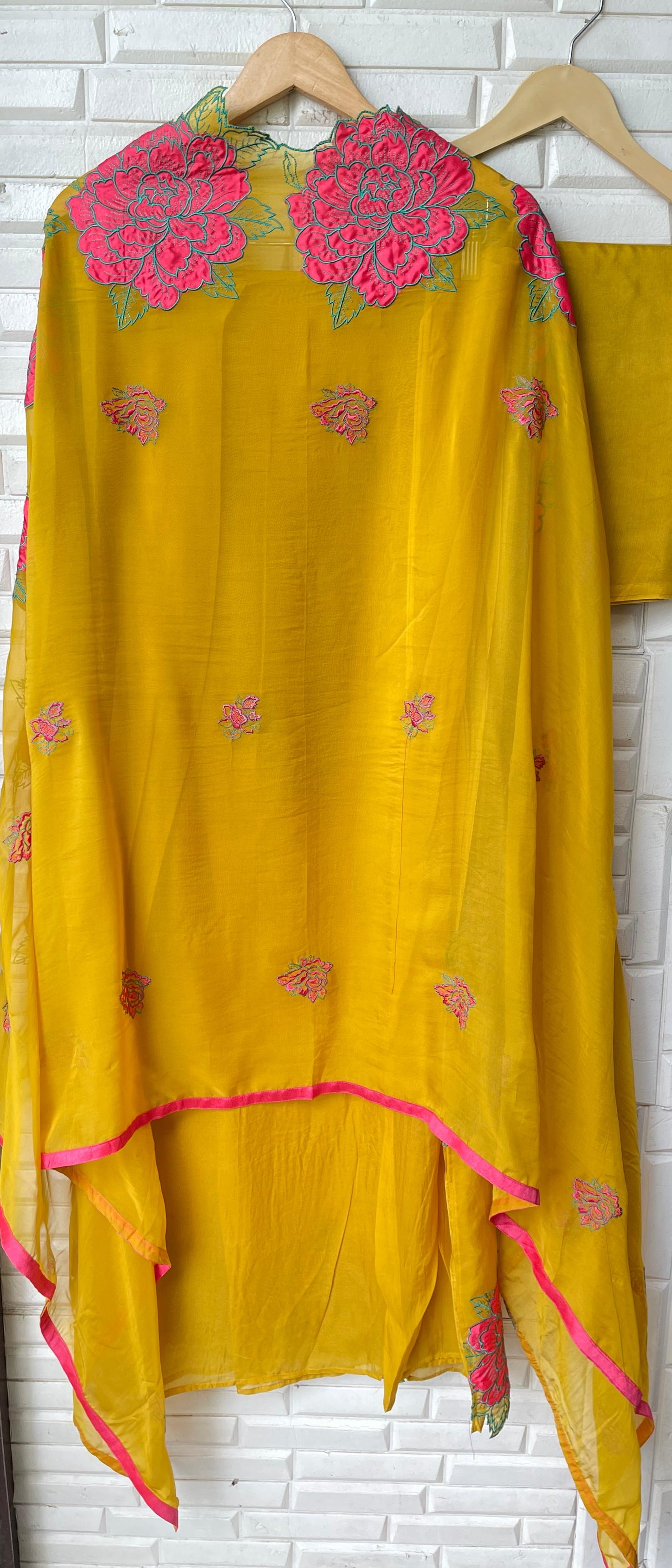 Organza unstitched ladies suit Rc17502