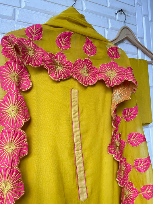 Organza unstitched ladies suit Rc17626 (a)