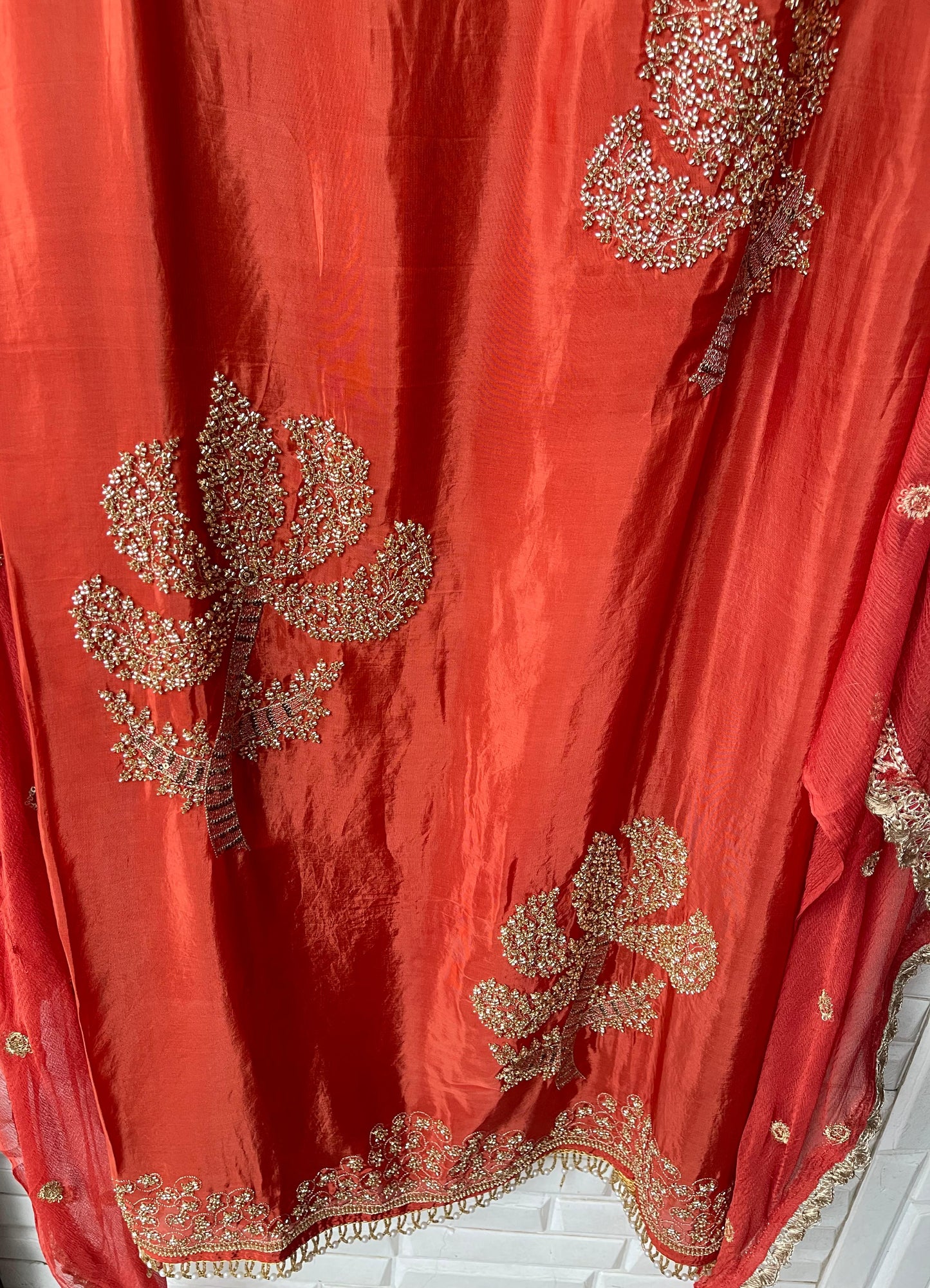 Organza unstitched ladies suit Rc17541