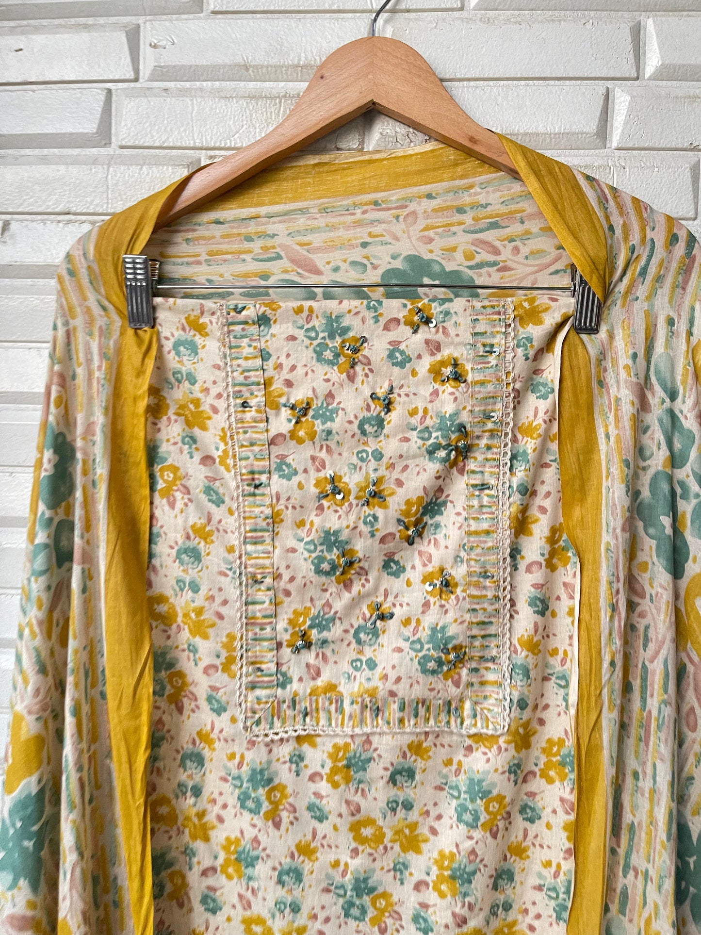 Cotton unstitched ladies suit Rc17221