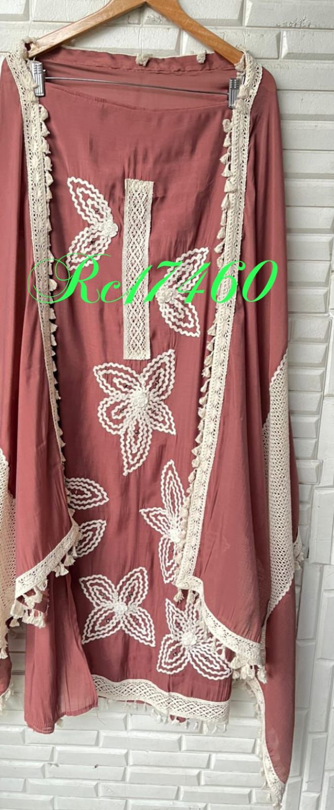 Mul chanderi unstitched ladies suit Rc17460