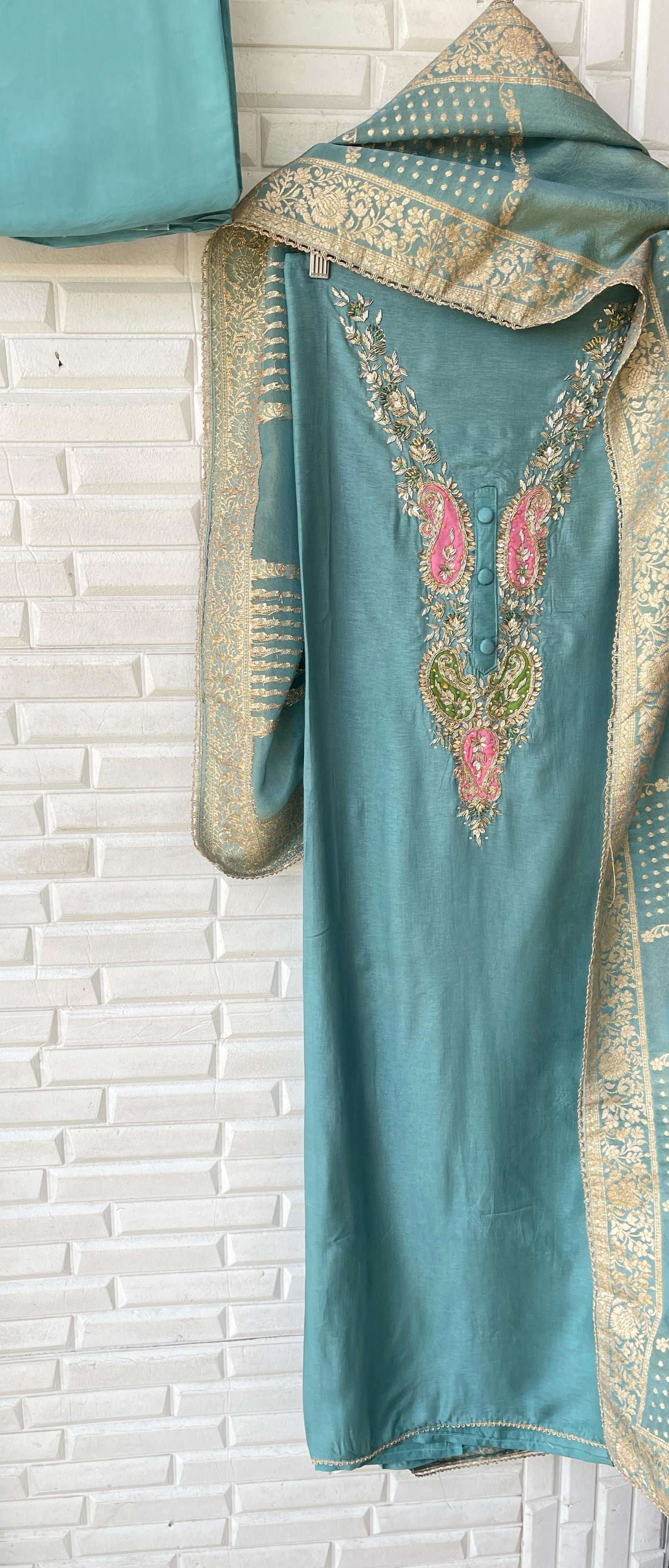 Silk unstitched ladies suit Rc16445 (a)