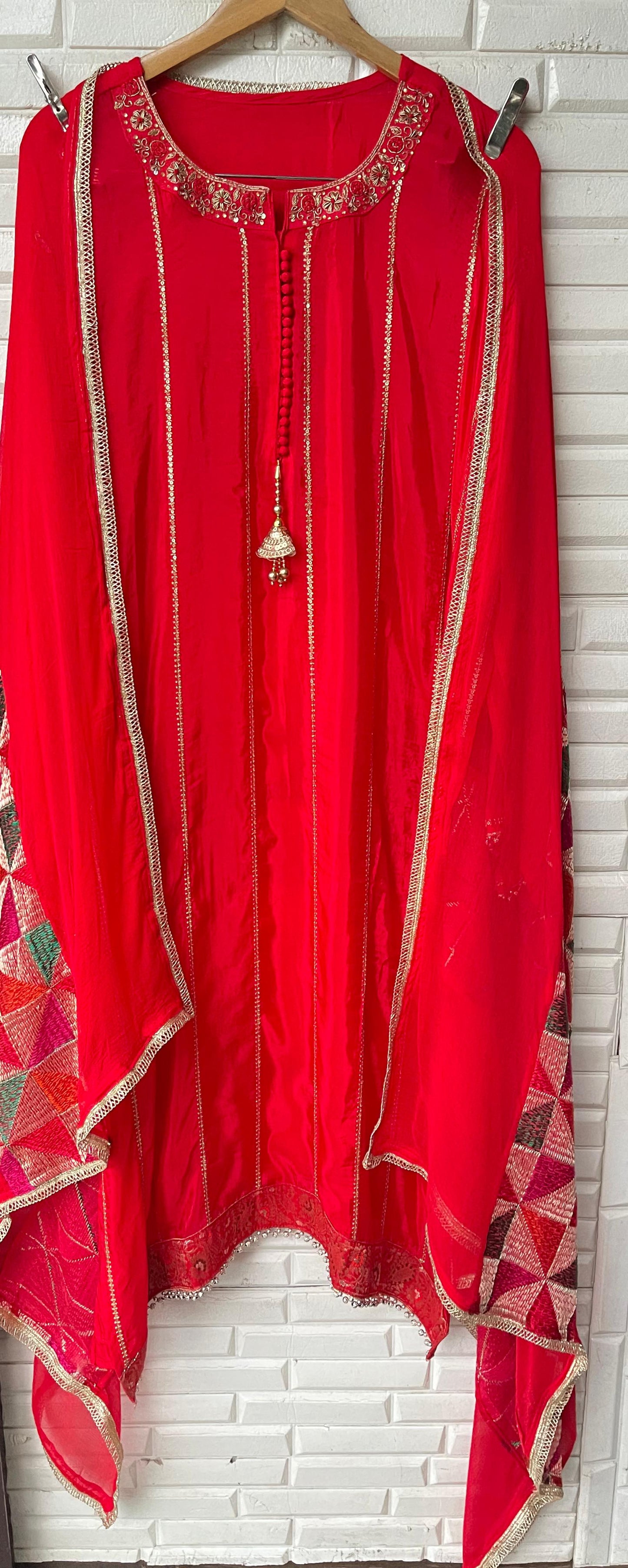Organza unstitched ladies suit Rc17632