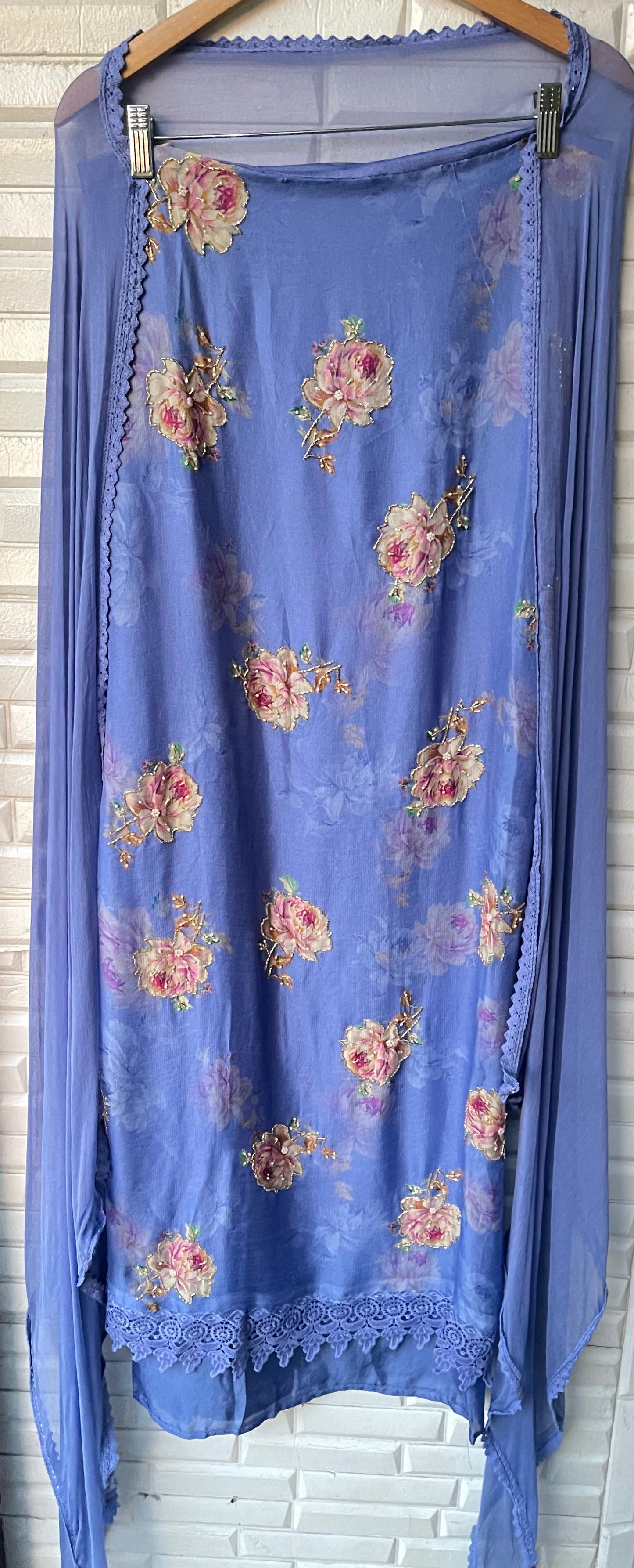 Self organza unstitched ladies suit Rc17581 (a)